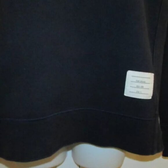 Thom Browne Navy Classic 4-Bar stripe Loopback Sweatshirts Size 4 L/XL - Picture 3 of 11